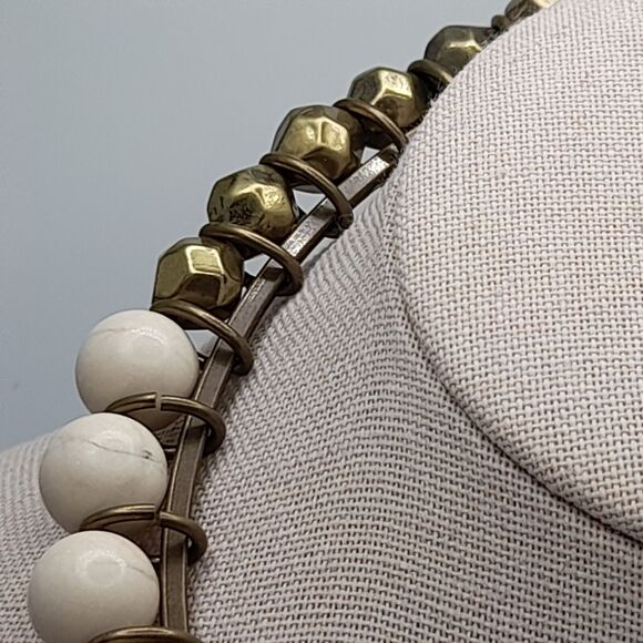 Chico's Collar Necklace, Semi-Precious Stones, 16", NWT, Made in India - Picture 8 of 13